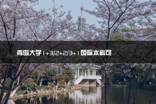 青岛大学1+3/2+2/3+1国际本科可靠吗 是正规的吗