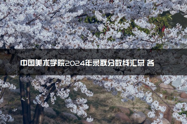 中国美术学院2024年录取分数线汇总 各省最低分与位次排名及2025报考指南