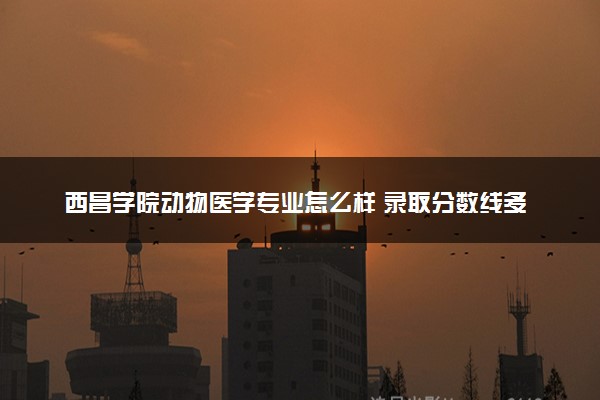 西昌学院动物医学专业怎么样 录取分数线多少