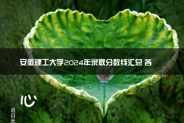 安徽理工大学2024年录取分数线汇总 各省最低分与位次排名及2025报考指南