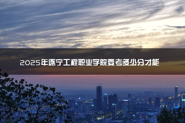 2025年遂宁工程职业学院要考多少分才能上？历年录取分数线及报考指南（含预测）