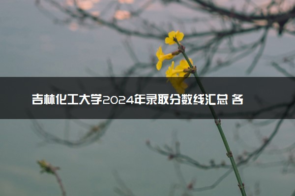 吉林化工大学2024年录取分数线汇总 各省最低分与位次排名及2025报考指南