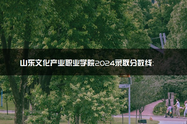 山东文化产业职业学院2024录取分数线：最低127分 附2025年报考建议及注意事项