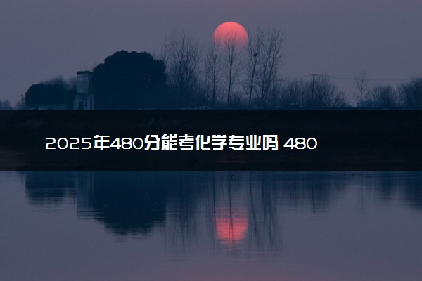 2025年480分能考化学专业吗 480分化学专业大学推荐