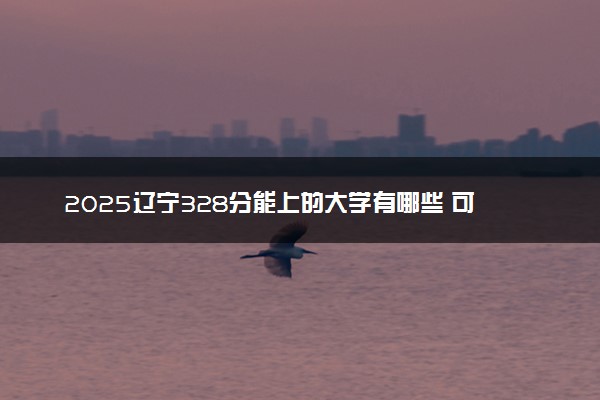 2025辽宁328分能上的大学有哪些 可以报考院校名单