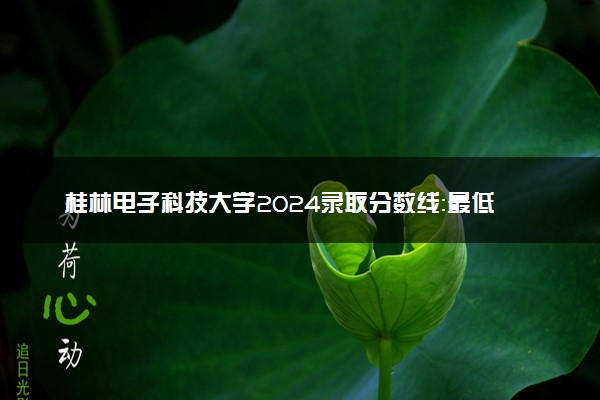 桂林电子科技大学2024录取分数线：最低388分 附2025年报考建议及注意事项