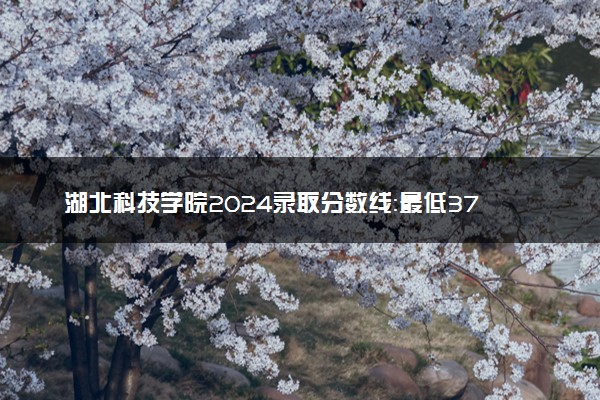 湖北科技学院2024录取分数线：最低375分 附2025年报考建议及注意事项