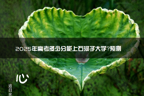 2025年高考多少分能上石河子大学？预测各省份录取分数线（附2024年数据及报考指南）