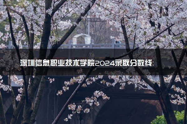 深圳信息职业技术学院2024录取分数线：最低412分 附2025年报考建议及注意事项
