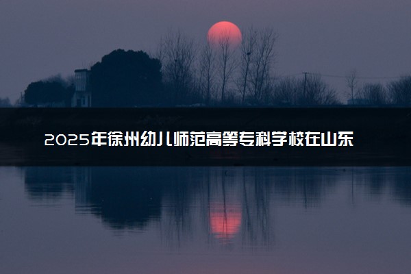 2025年徐州幼儿师范高等专科学校在山东招生代码：E329 专业代码及报考指南
