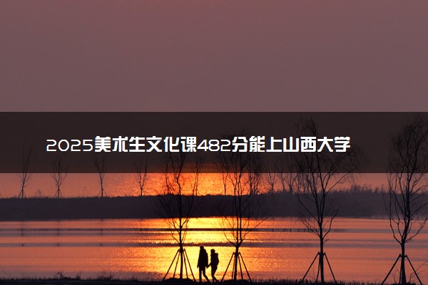 2025美术生文化课482分能上山西大学吗