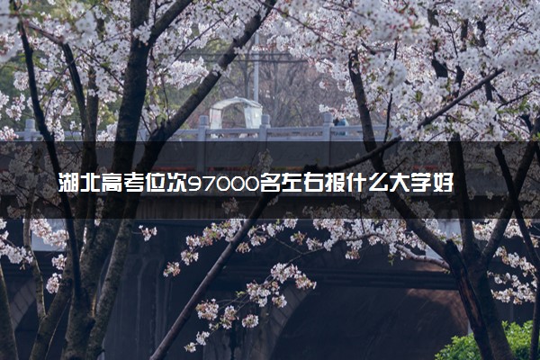 湖北高考位次97000名左右报什么大学好（2025年参考）