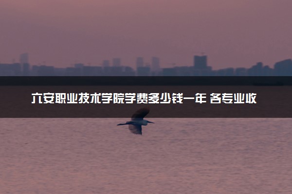 六安职业技术学院学费多少钱一年 各专业收费标准（2025年参考）