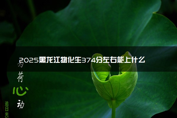 2025黑龙江物化生374分左右能上什么大学 可以报考的院校名单