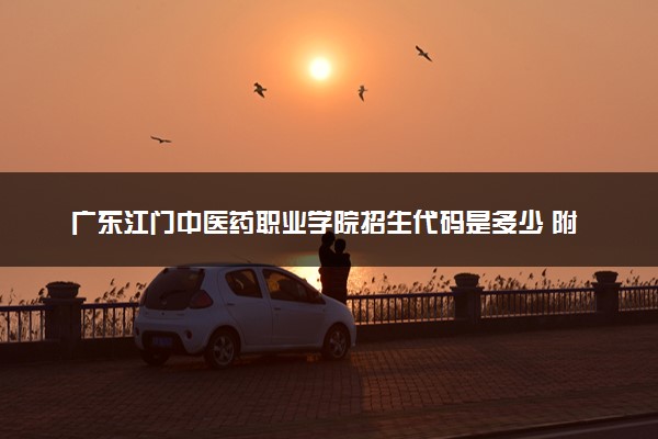 广东江门中医药职业学院招生代码是多少 附专业代码对照表（2025参考）