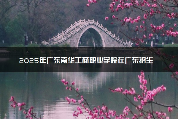 2025年广东南华工商职业学院在广东招生代码：11114 专业代码及报考指南