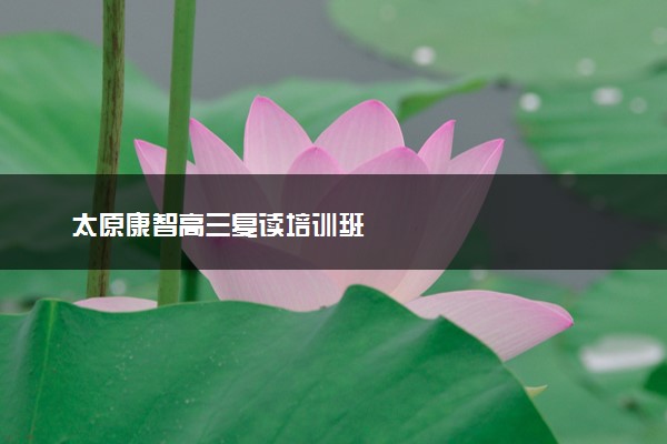 太原康智高三复读培训班