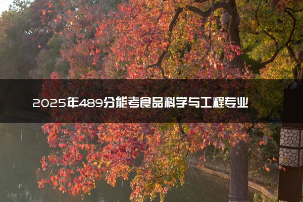 2025年489分能考食品科学与工程专业吗 489分食品科学与工程专业大学推荐