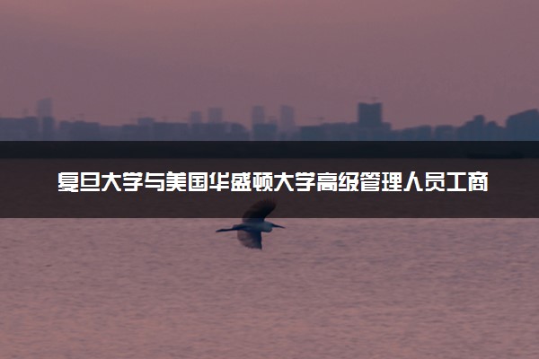 复旦大学与美国华盛顿大学高级管理人员工商管理硕士项目的含金量