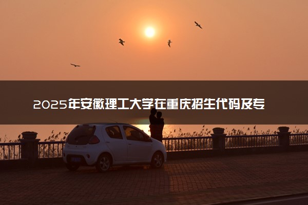 2025年安徽理工大学在重庆招生代码及专业代码 安徽理工大学重庆代码是多少？怎么查询？