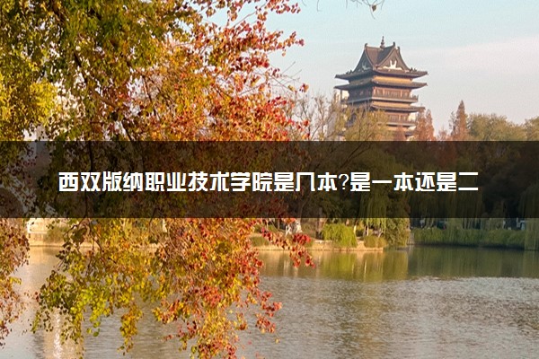 西双版纳职业技术学院是几本？是一本还是二本大学