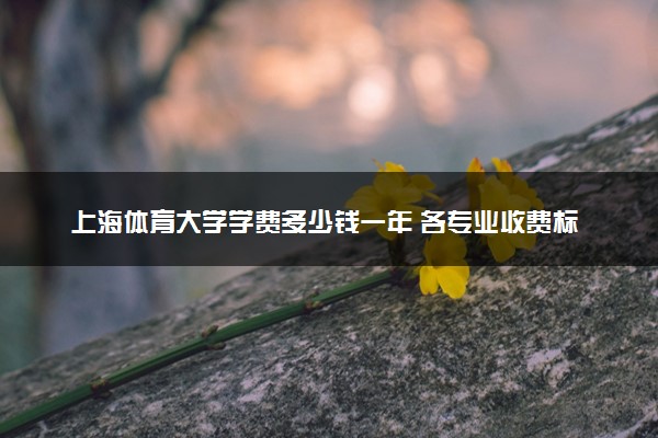 上海体育大学学费多少钱一年 各专业收费标准（2025年参考）
