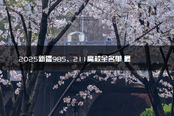 2025新疆985、211高校全名单 最值得上的院校推荐