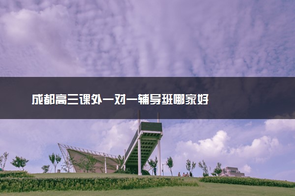 成都高三课外一对一辅导班哪家好
