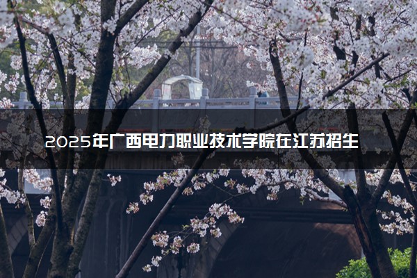2025年广西电力职业技术学院在江苏招生代码及专业代码 广西电力职业技术学院江苏代码是多少？怎么查询？