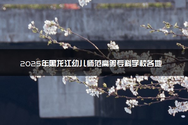 2025年黑龙江幼儿师范高等专科学校各地区招生计划及各专业分省招生人数是多少？(附学费及专业代码)