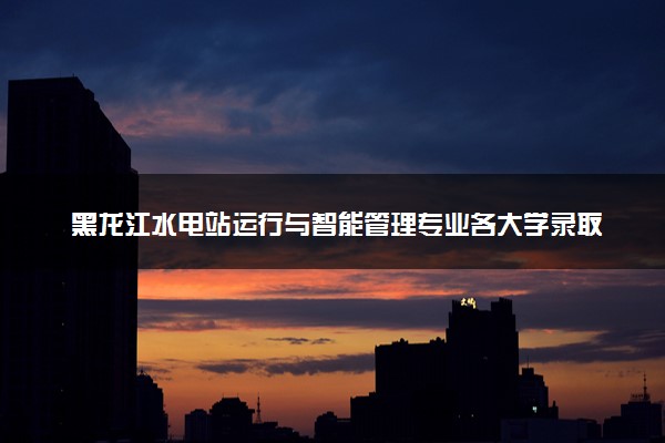 黑龙江水电站运行与智能管理专业各大学录取分数线：最低334分能上 开设院校及位次