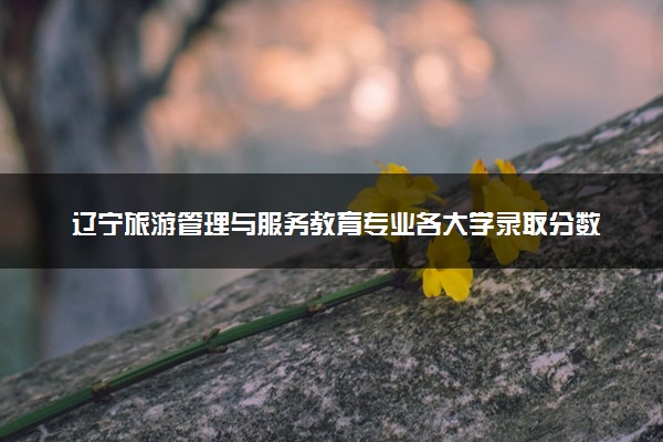 辽宁旅游管理与服务教育专业各大学录取分数线：最低400分能上 开设院校及位次