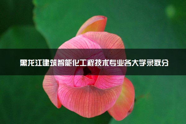 黑龙江建筑智能化工程技术专业各大学录取分数线：最低323分能上 开设院校及位次
