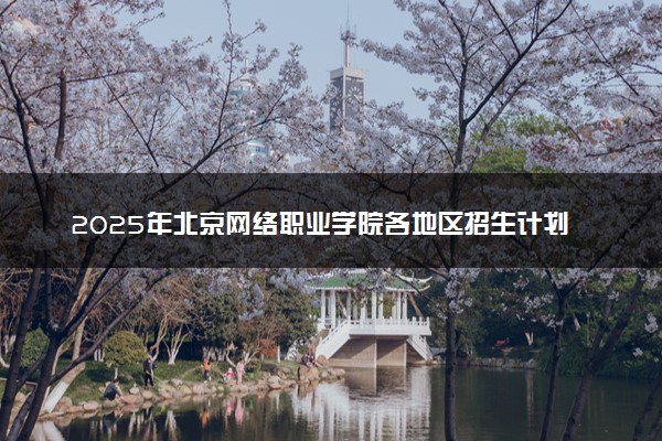 2025年北京网络职业学院各地区招生计划及各专业分省招生人数是多少？(附学费及专业代码)