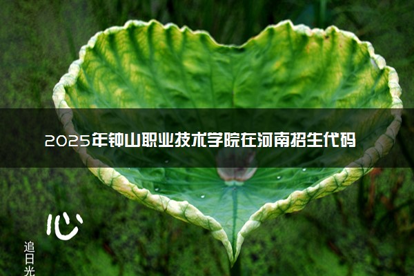 2025年钟山职业技术学院在河南招生代码及专业代码 钟山职业技术学院河南代码是多少？怎么查询？