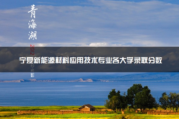 宁夏新能源材料应用技术专业各大学录取分数线：最低229分能上 开设院校及位次