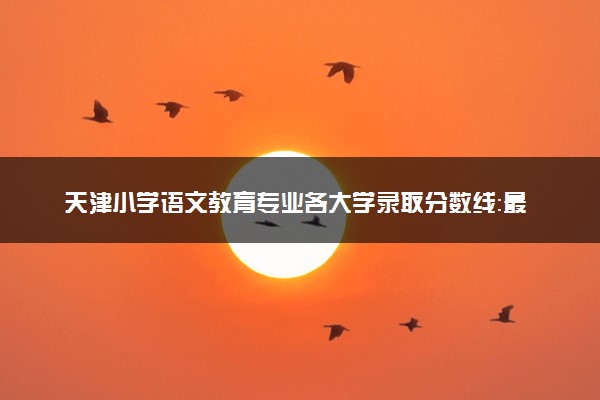 天津小学语文教育专业各大学录取分数线：最低214分能上 开设院校及位次