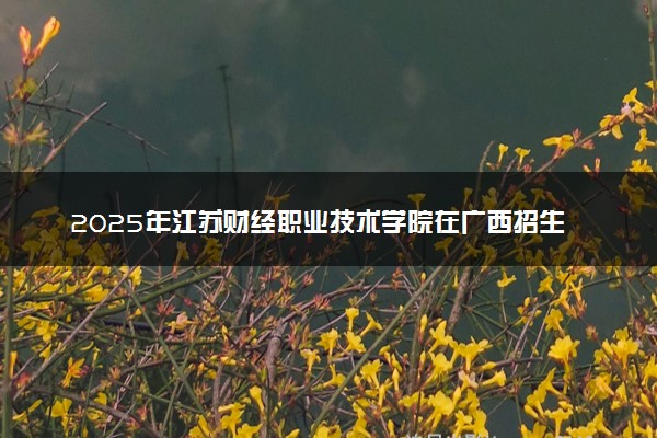 2025年江苏财经职业技术学院在广西招生代码及专业代码 江苏财经职业技术学院广西代码是多少？怎么查询？