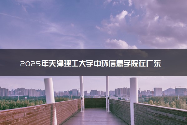 2025年天津理工大学中环信息学院在广东招生代码及专业代码 天津理工大学中环信息学院广东代码是多少？怎么查询？