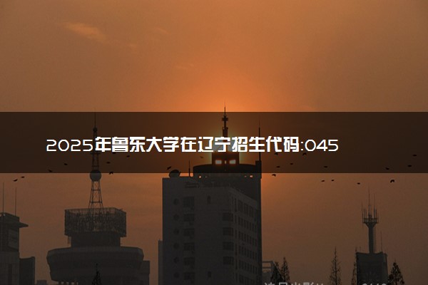 2025年鲁东大学在辽宁招生代码：0451 专业代码及报考指南