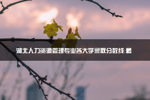 湖北人力资源管理专业各大学录取分数线：最低354分能上 开设院校及位次