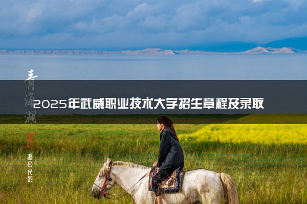 2025年武威职业技术大学招生章程及录取规则解读