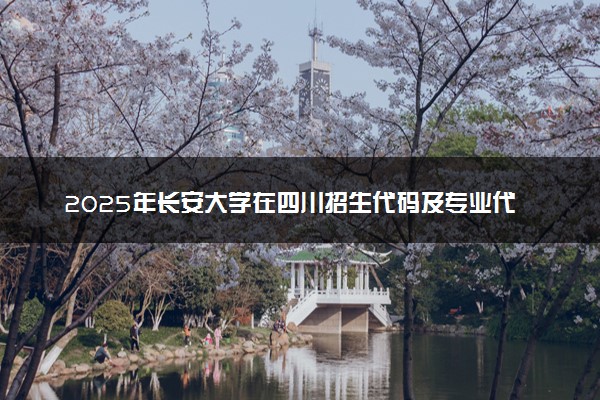 2025年长安大学在四川招生代码及专业代码 长安大学四川代码是多少？怎么查询？