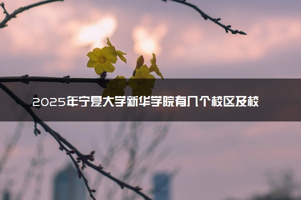 2025年宁夏大学新华学院有几个校区及校区地址公交站点周边环境 新生在哪个校区