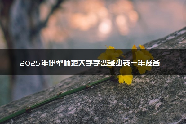 2025年伊犁师范大学学费多少钱一年及各专业收费标准一览表