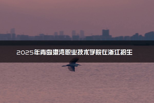 2025年青岛港湾职业技术学院在浙江招生代码及专业代码 青岛港湾职业技术学院浙江代码是多少？怎么查询？