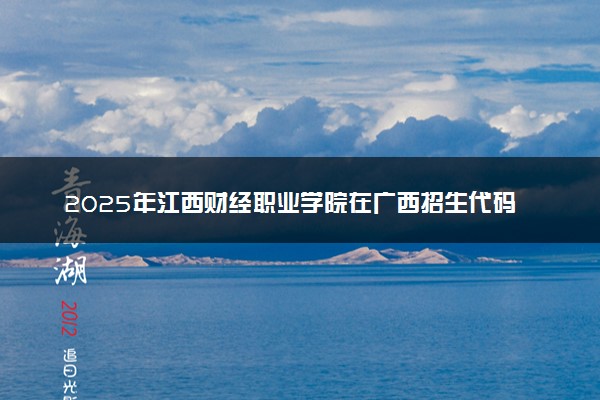 2025年江西财经职业学院在广西招生代码：12941 专业代码及报考指南