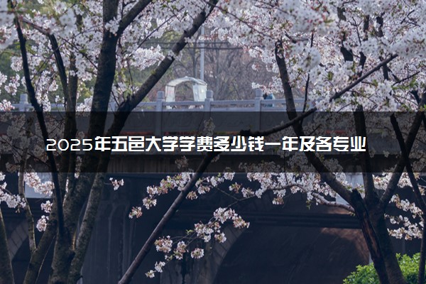 2025年五邑大学学费多少钱一年及各专业收费标准一览表