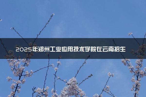 2025年郑州工业应用技术学院在云南招生代码及专业代码 郑州工业应用技术学院云南代码是多少？怎么查询？