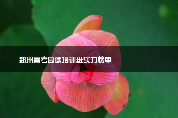 郑州高考复读培训班实力榜单